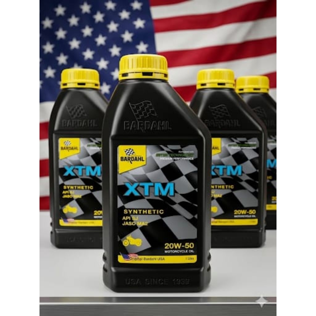 Bardahl XTM 20W50 1L  API SJ Jaso MA2 Synthetic Ester Technology