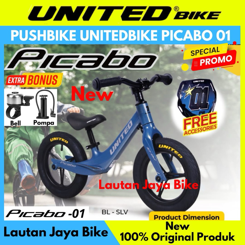 PushBike United 12 Picabo PB 01 New Magnesium Frame Racing Whell Push Bike