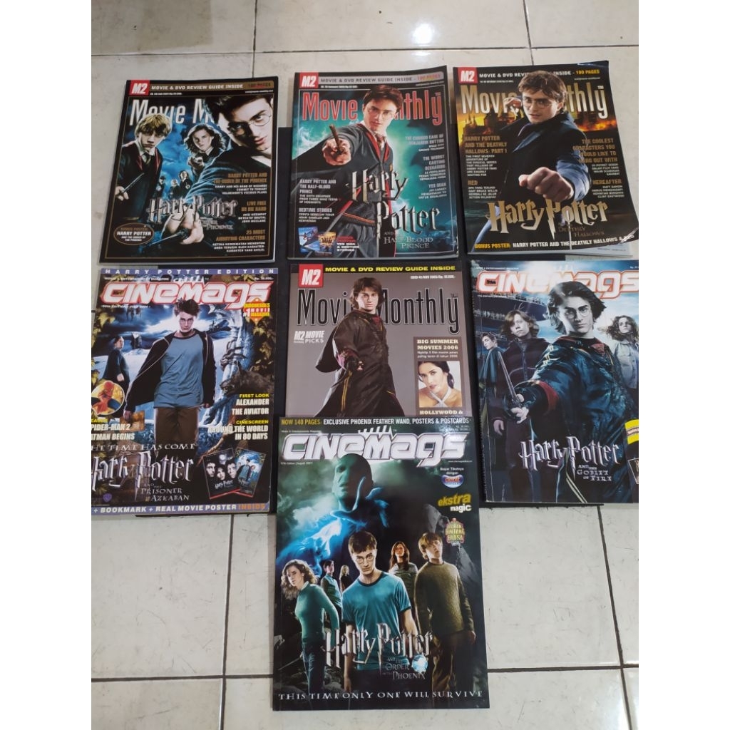 Majalah Harry Potter Movie Film Cinemags JK Rowling