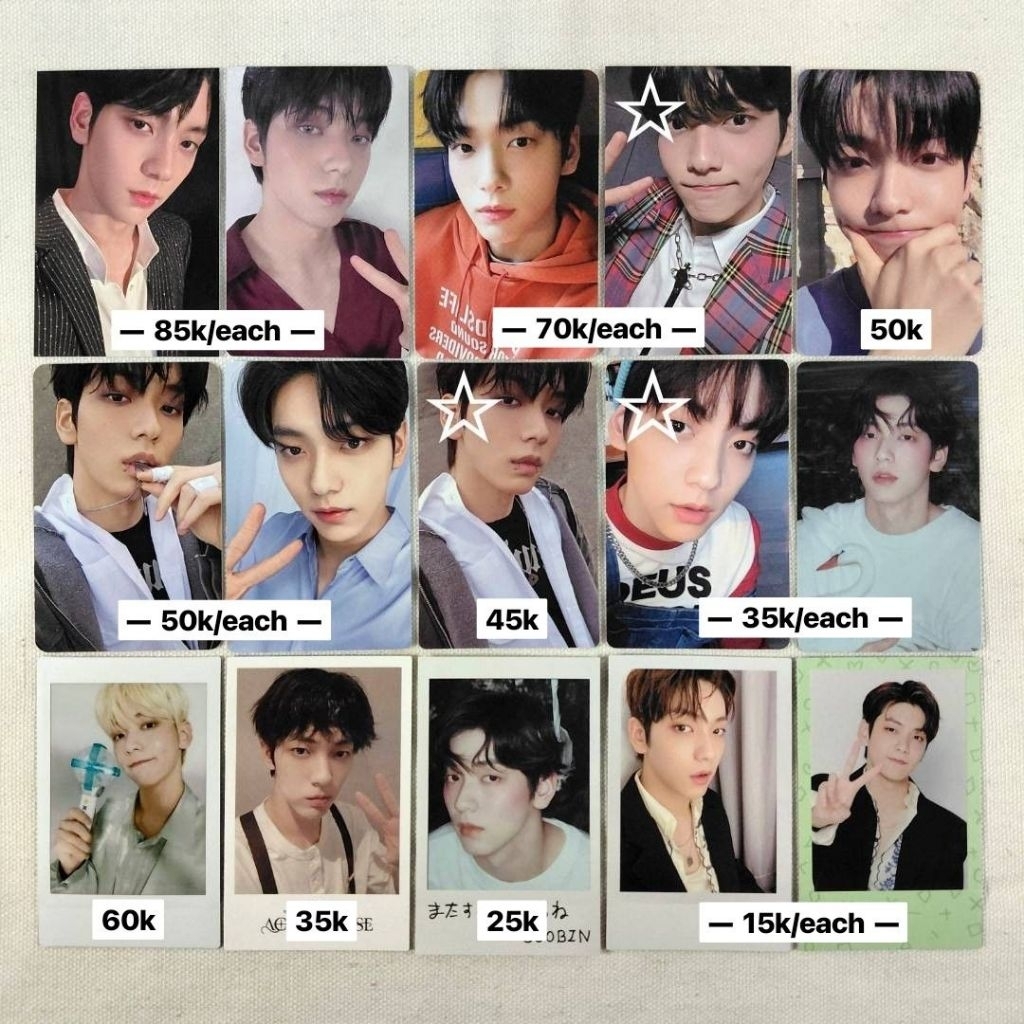 PHOTOCARD SOOBIN TXT OFFICIAL — POB WVG AFTERGLOW MOAZONE ASM MINI BOOK KEYRING STARKISSED ID CARD I