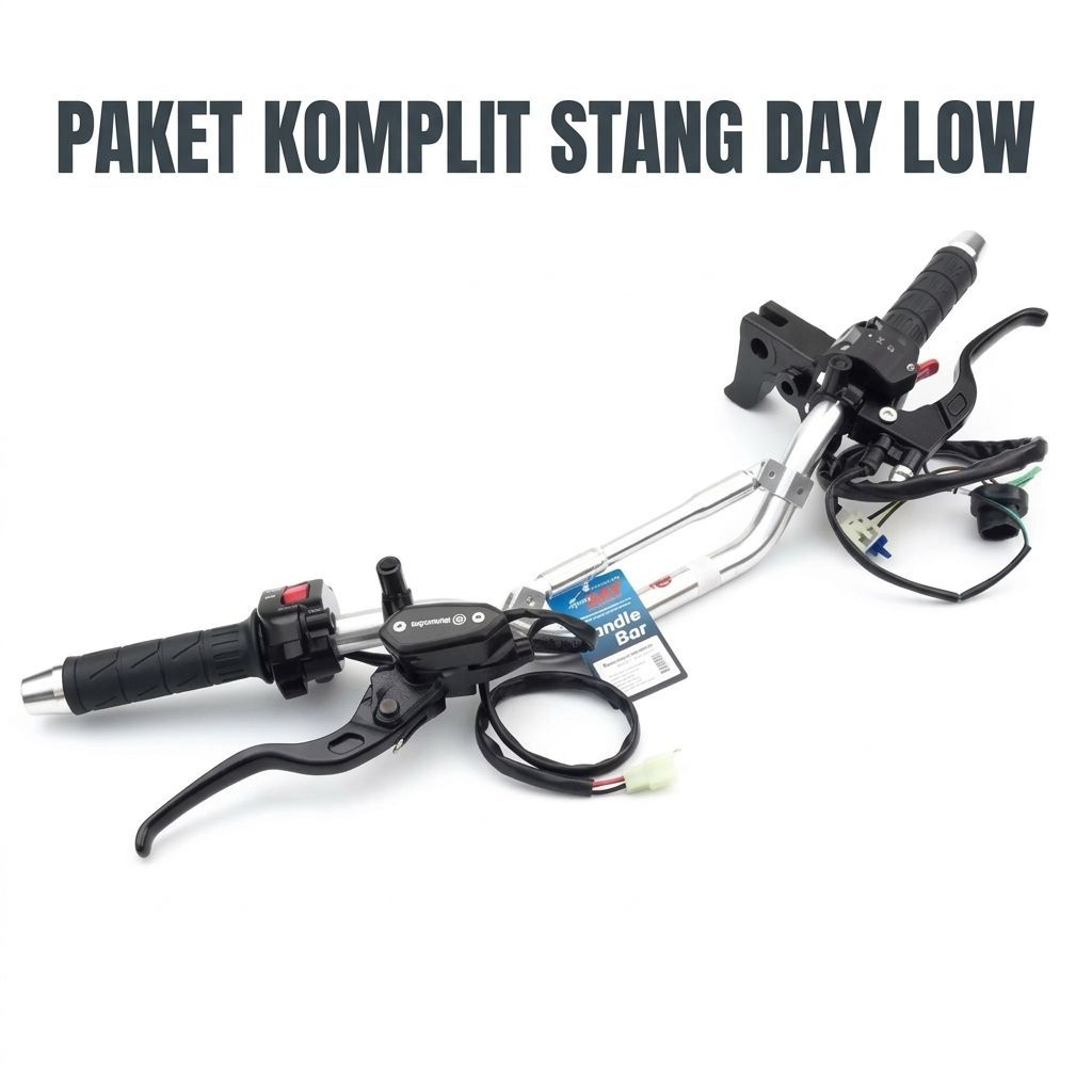 Paket Stang Daytona + Master Rem – Set Holder Vixion hansfat kaze set jalu pcx universal semua motor