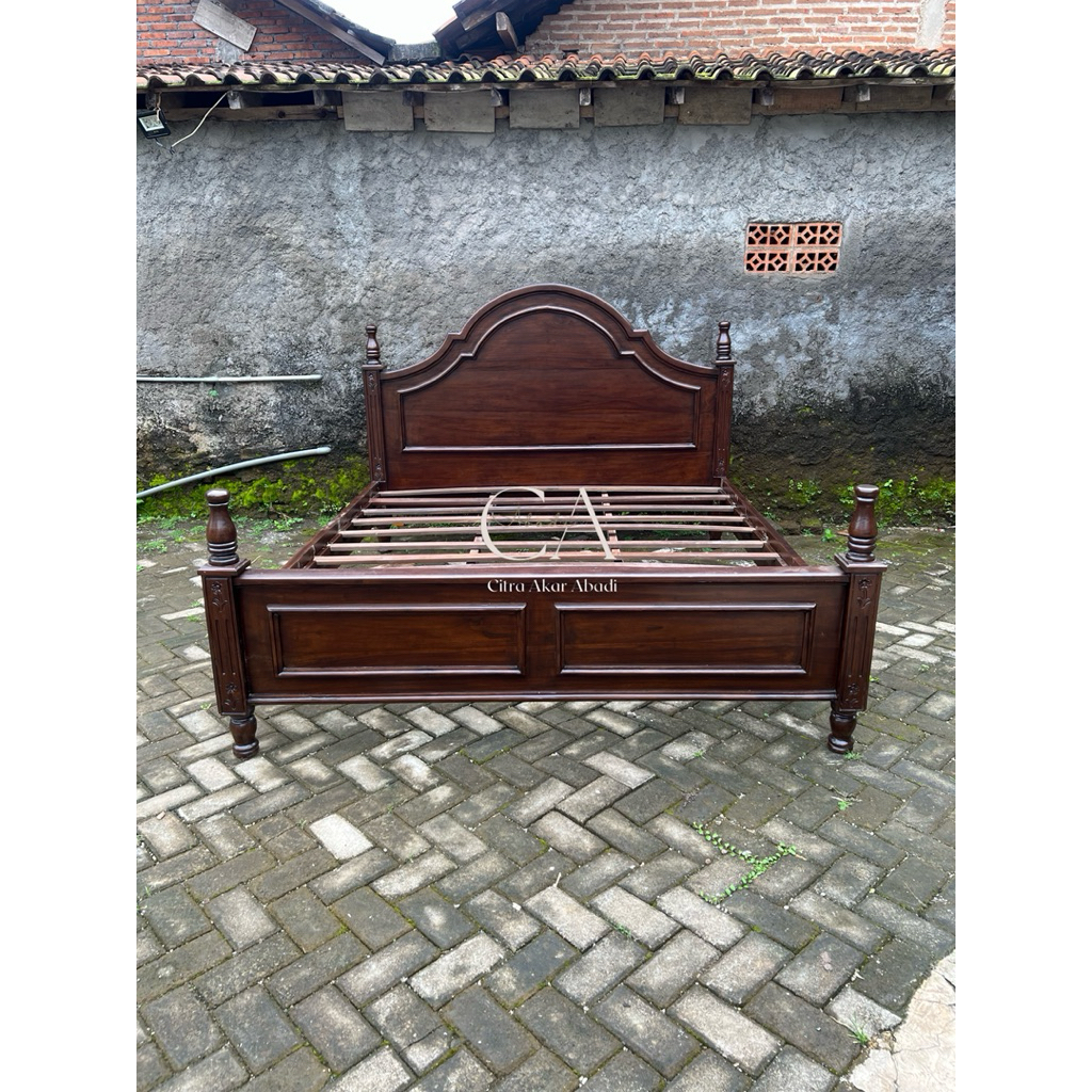 divan kayu jati mode klasik divan kayu jati