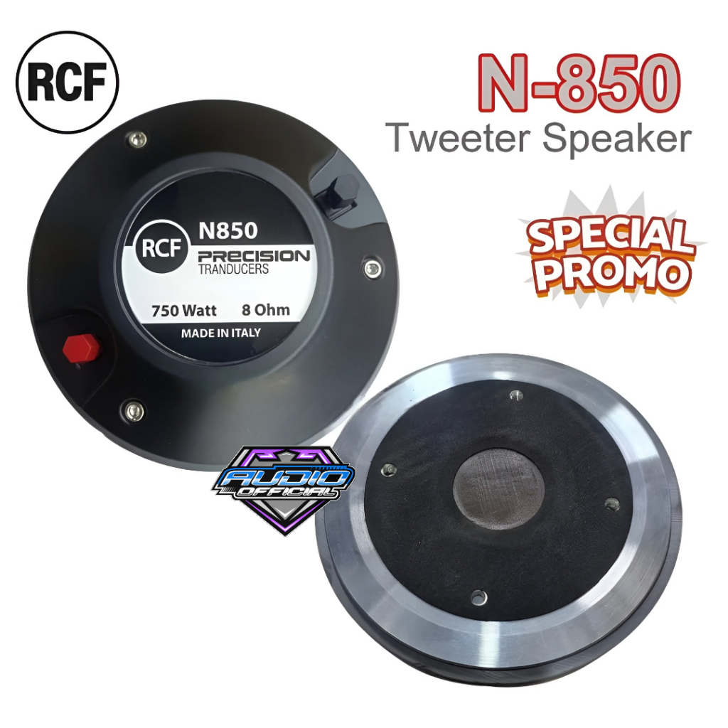 Speaker Tweeter RCF N850 3inch / Twiter RCF N 850 3'' 750watt Model Baut Ori