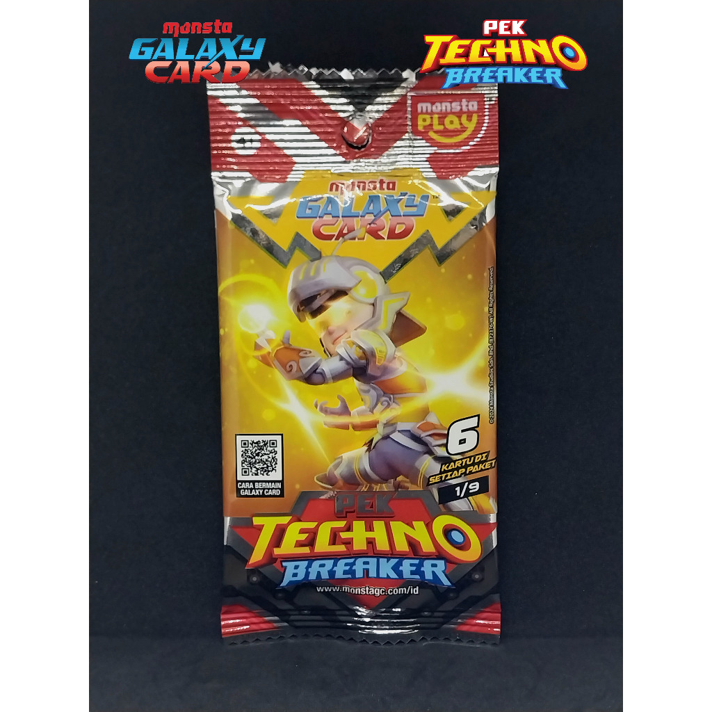 Kartu Boboiboy Monsta Galaxy Card Pek Techno Breaker