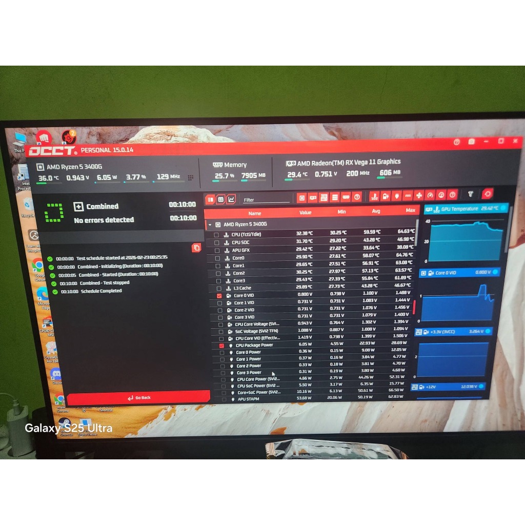 AMD Ryzen 5 3400G Tray + Cooler