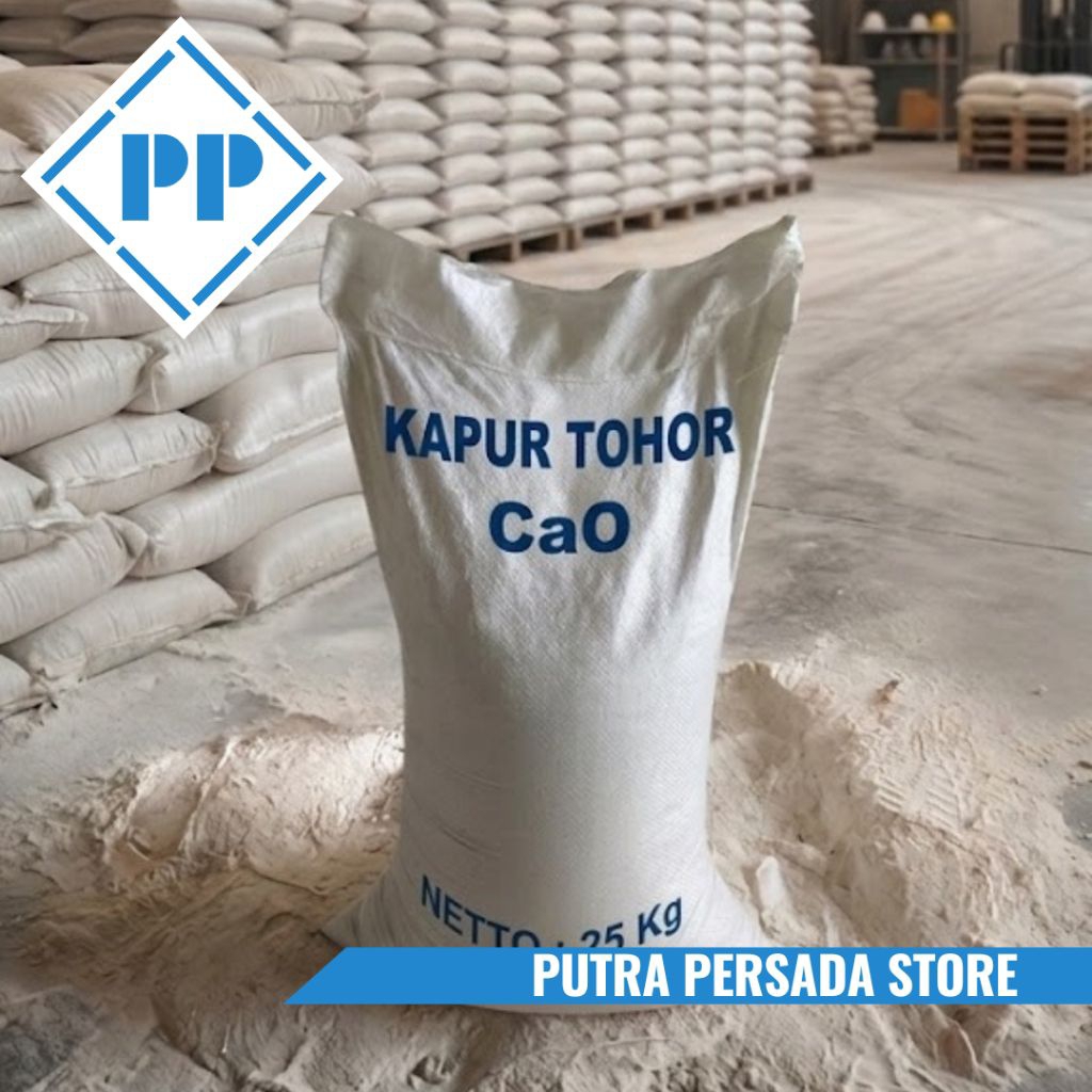 Kapur Tohor CaO Quicklime Bakar