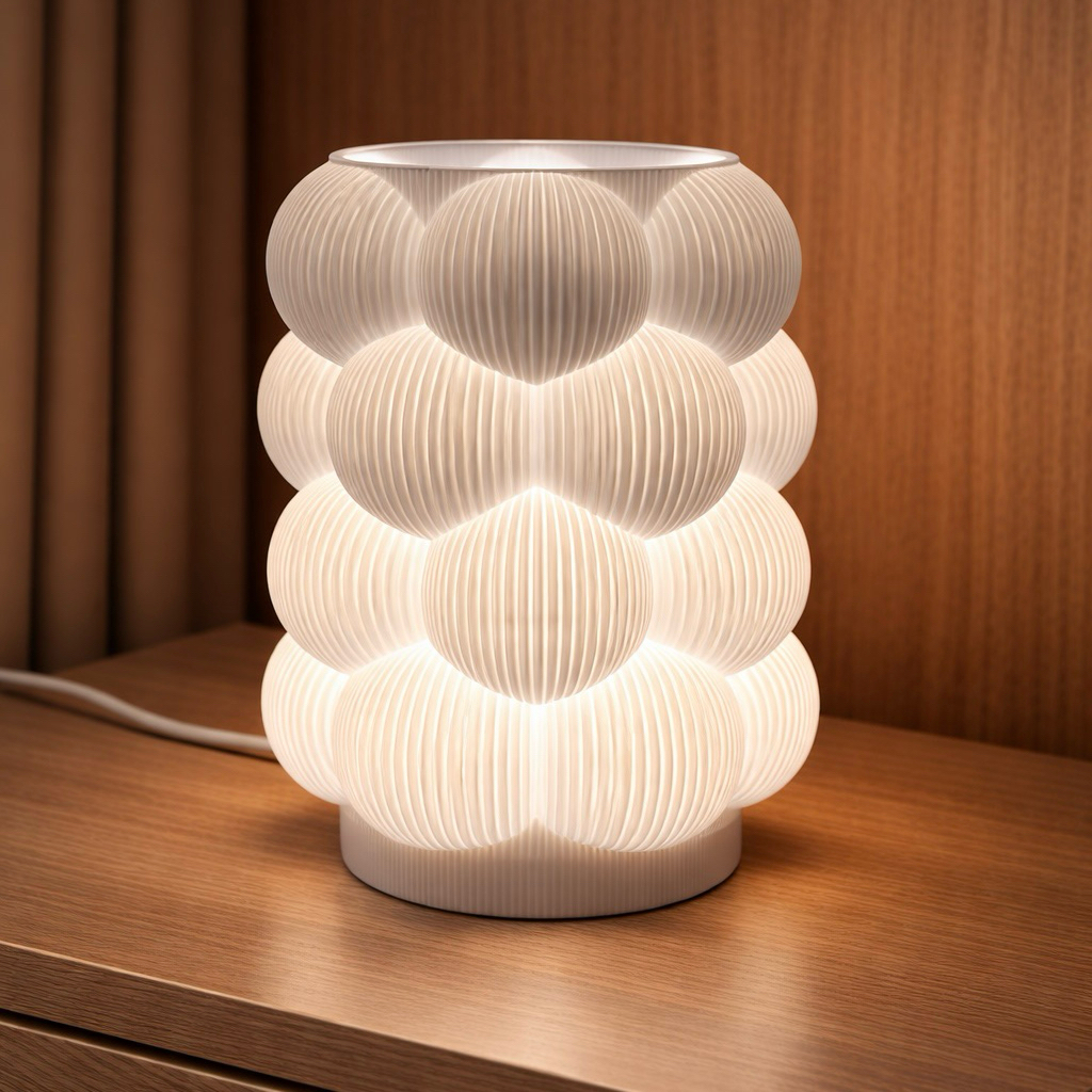 Lampu Tidur Bubble Strip Estetik – Lampu Meja Modern Minimalis LED Dekorasi Kamar Aesthetic