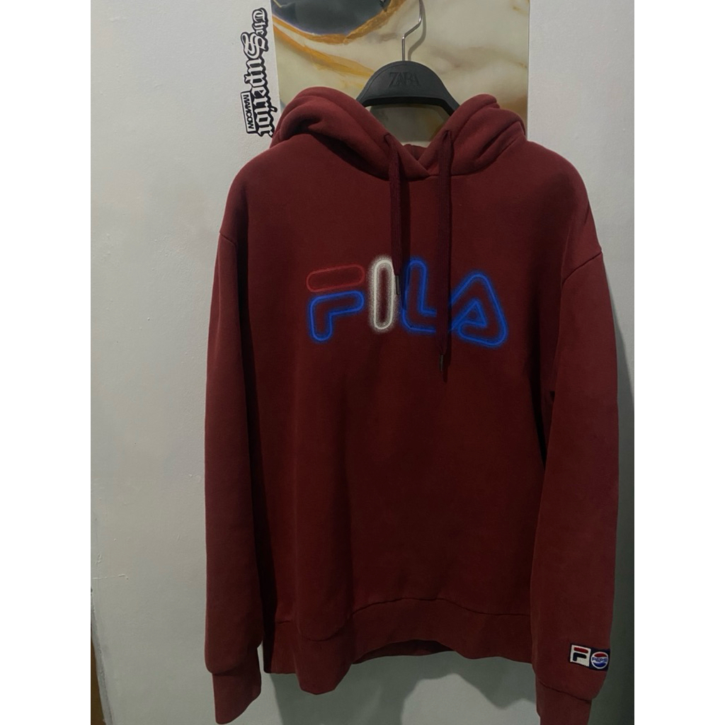 hoodie fila colab Pepsi