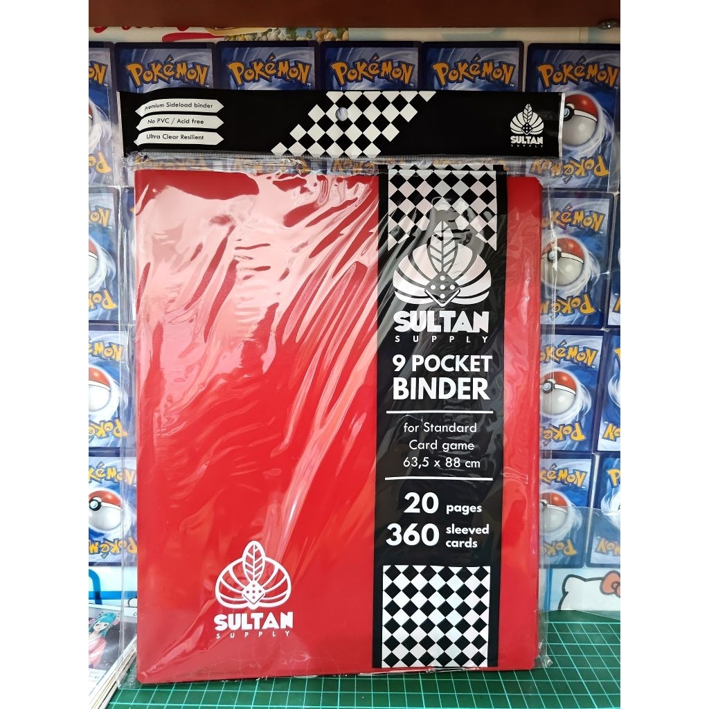 tcg 9 pocket binder (tempat kartu tcg )