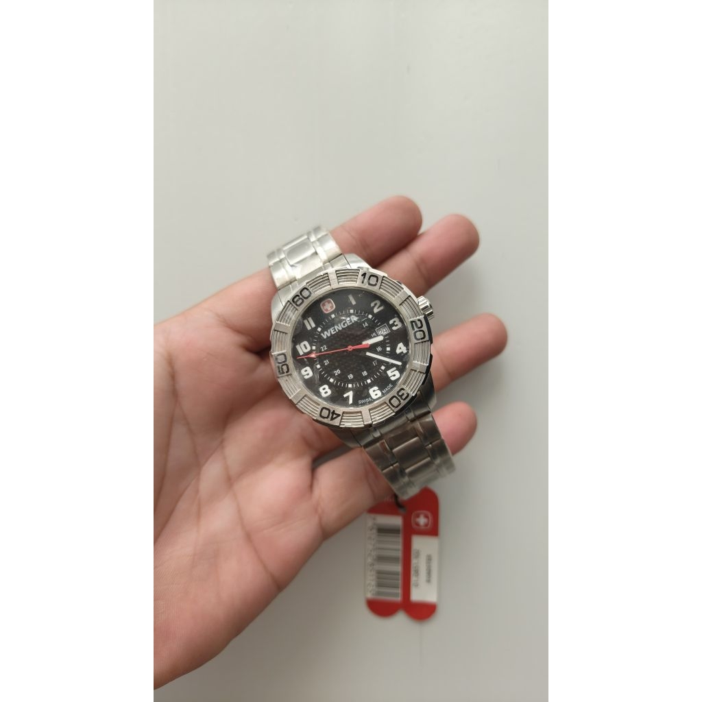 Jam Wenger Military Quartz Swiss ORIGINAL Murah
