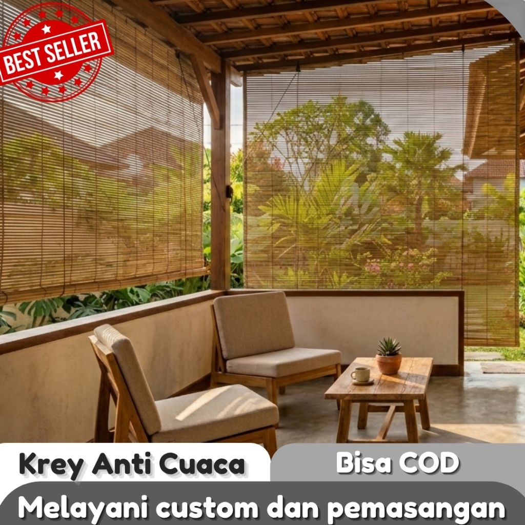 Tirai Krey Bambu Sawit