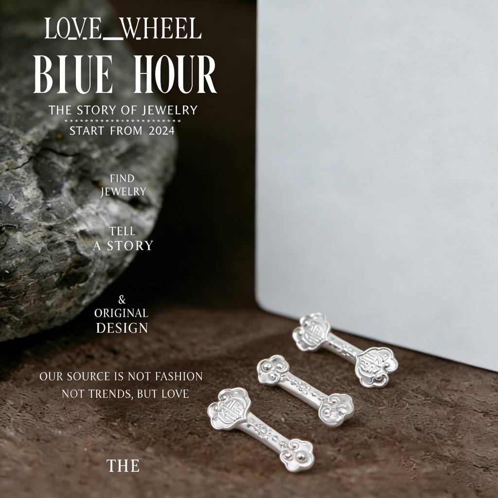 LOVE WHEEL{999 Pure Silver Product} Manik Ruyi Karakter Fu Perak S999 / Manik Pemisah Pembawa Keberu