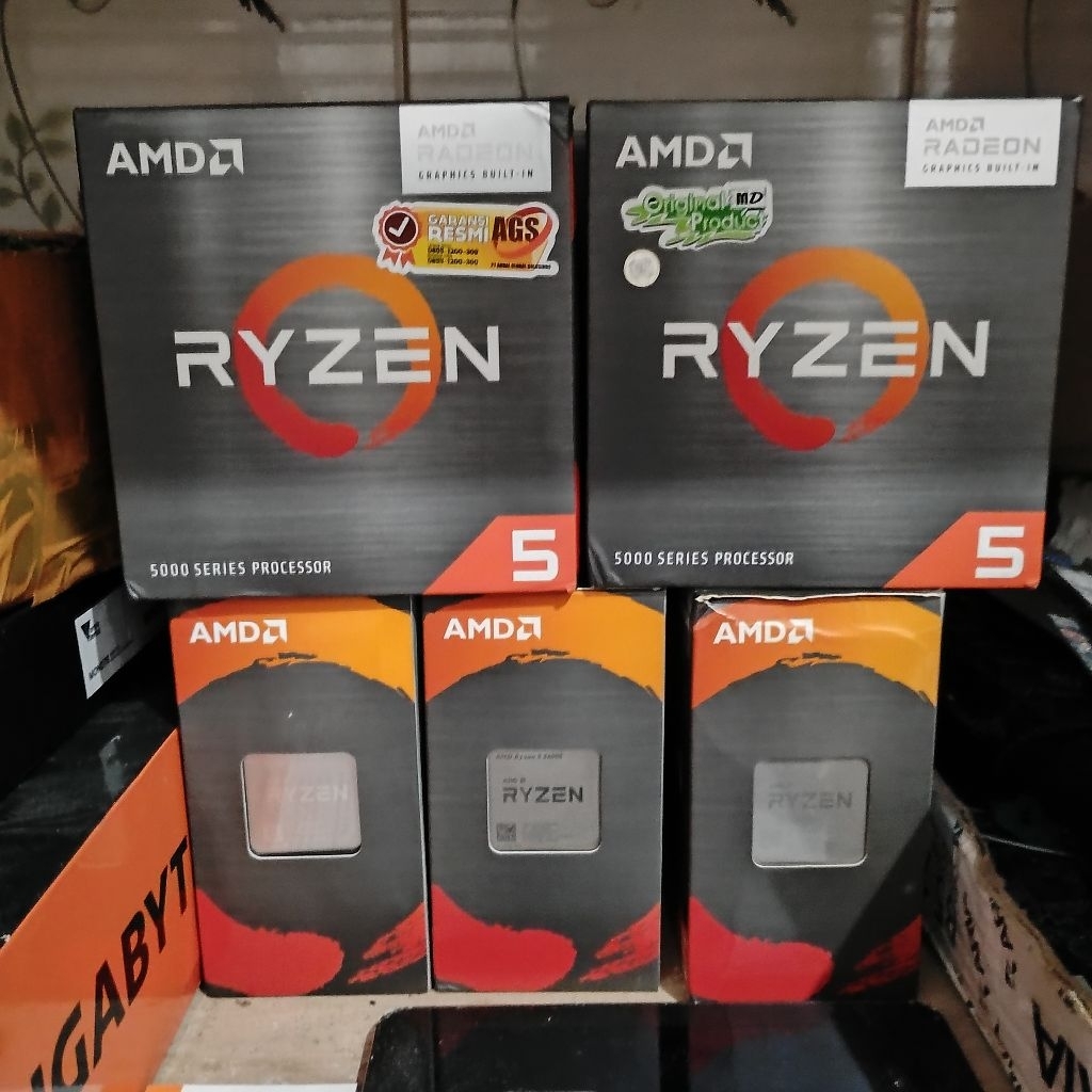 Processor AMD Ryzen 5 5600G With Radeon Vega 7 Graphics Fullset Box AM4