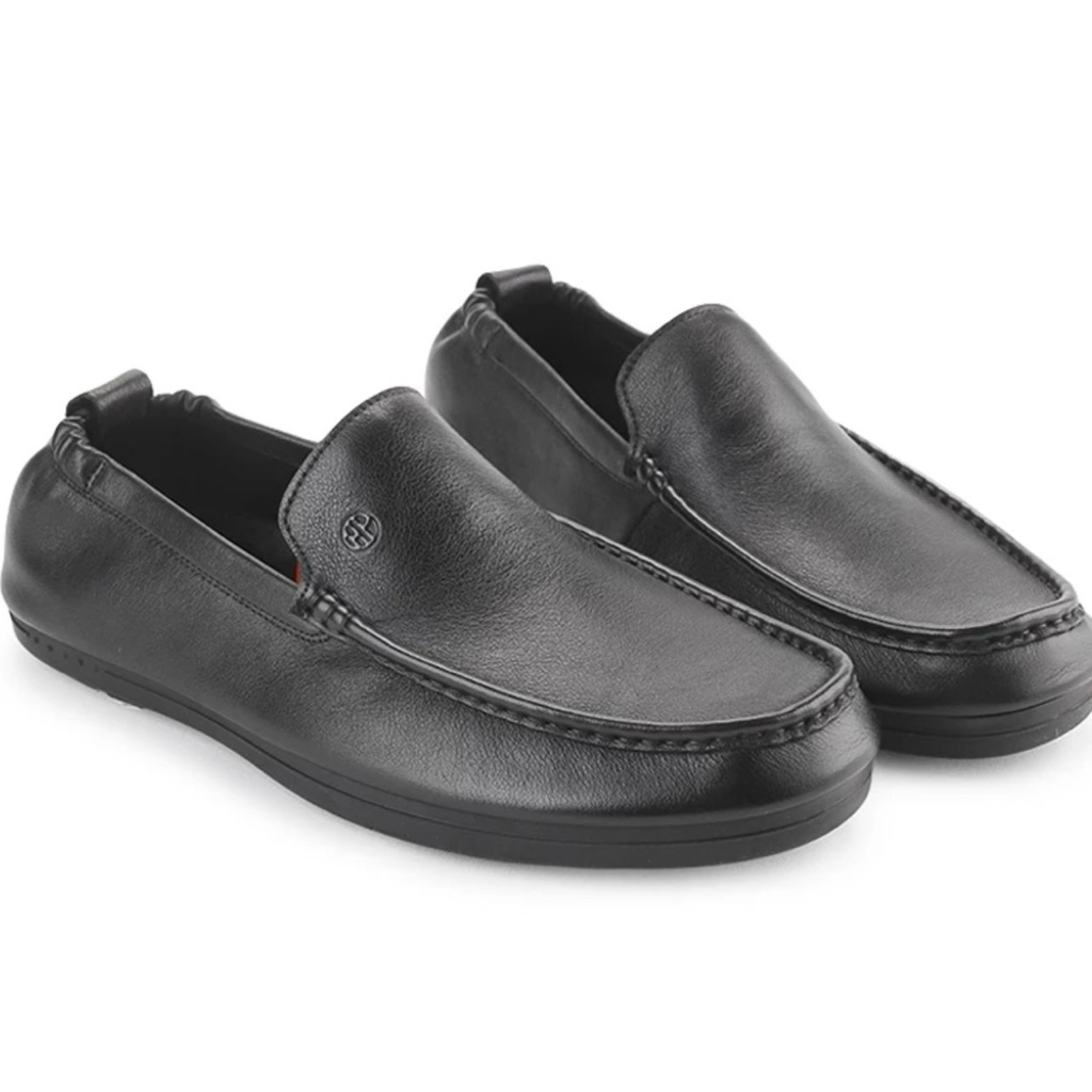 Loafers Shoes Pria Hush Puppies Original - Leather - Miwwe S