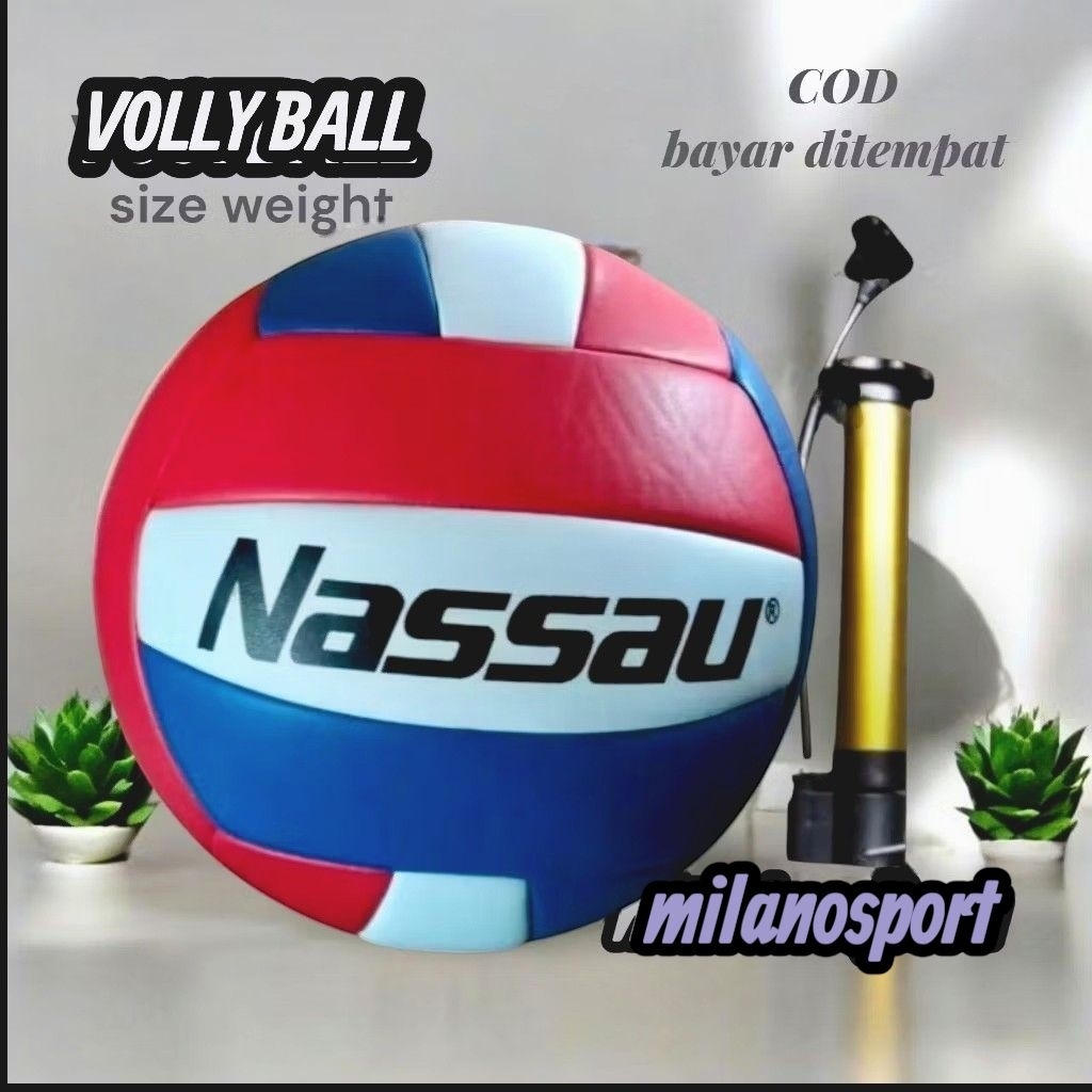 BOLA VOLI NASSAU KUALITAS PREMIUM