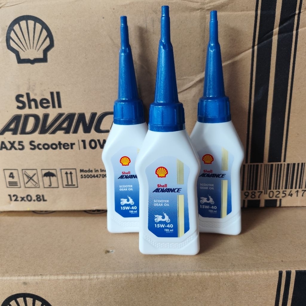 Shell Scooter Gear oil/ Oli Gear/ Oli gardan Motor Matic 120ml