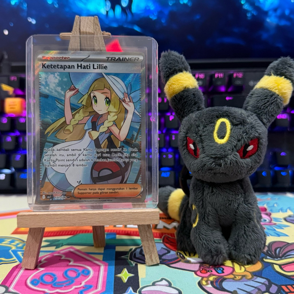 Pokemon card Ketetapan Hati Lillie SR 171/126 SV Original Indonesia / Kartu Pokemon Ketapan hati lil