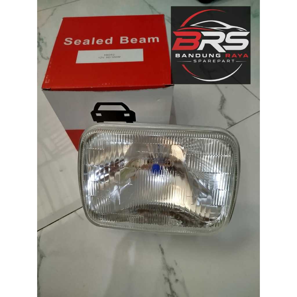 SEAL BEAM /SEALED BEAM LAMPU DEPAN L300 12V 90/100 W H6052