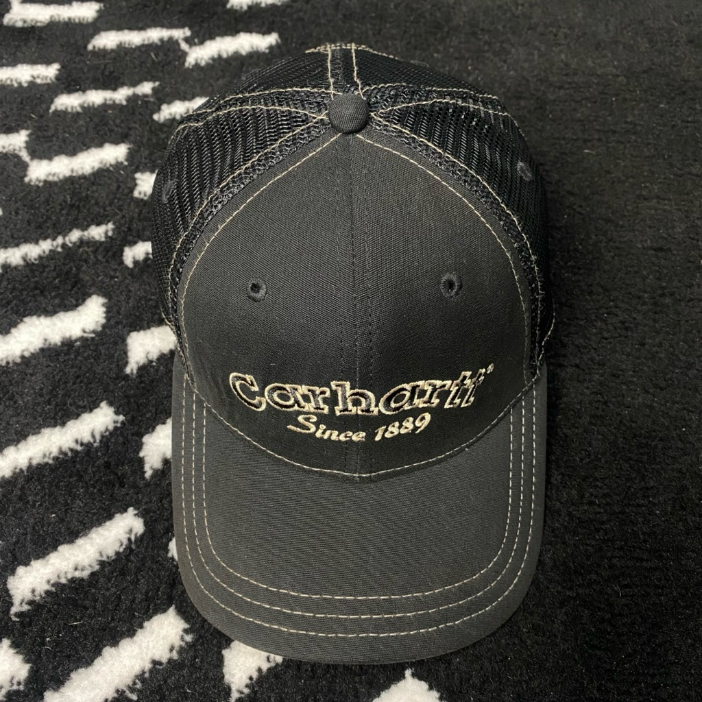 TOPI CARHARTT SCRIPT FULL TAG TRUCKER HAT