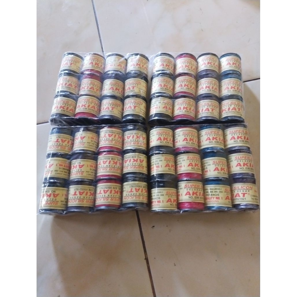 gelasan akiat asli isi 12 perbungkus ,panjang