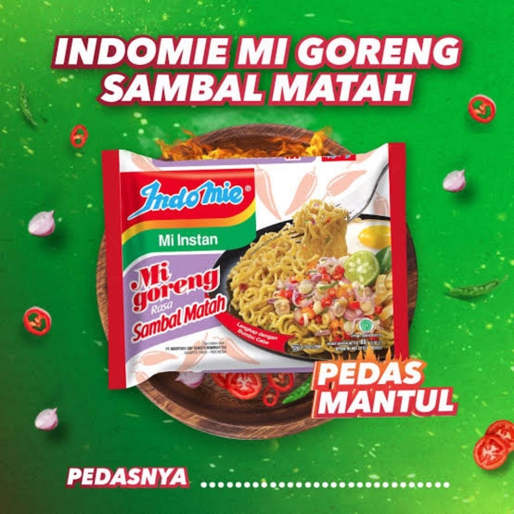 promo beli 4 gratis 1 Indomie goreng sambal matah dan Indomie pedas