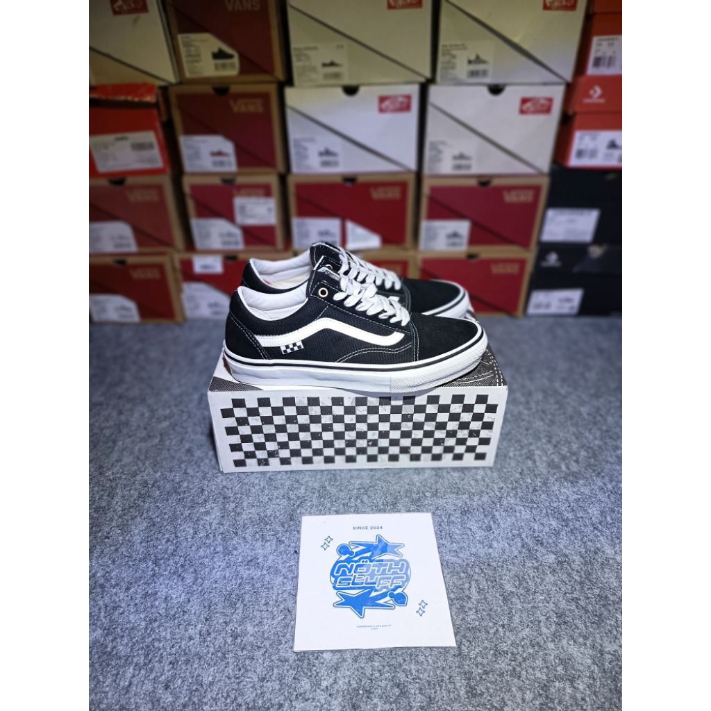 Vans Skate OldSkool Black White (RESMI PT NAVYA / GMG)