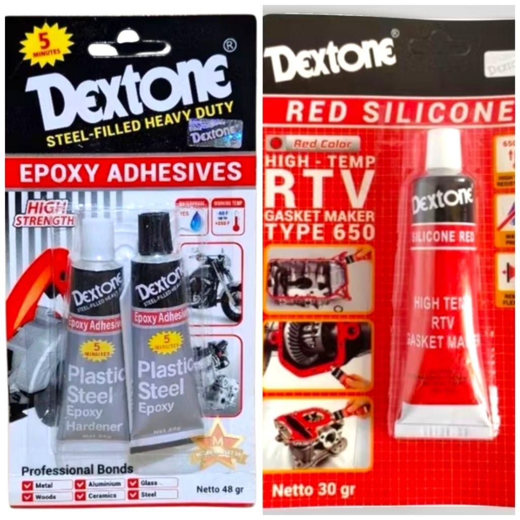 LEM BESI DEXTONE 5 MENIT/ DEXBOND EPOXY 5 MENIT/ LEM BESI CAMPUR ADHESIVE/ DEXTONE EPOXY/ DEXBOND 5 
