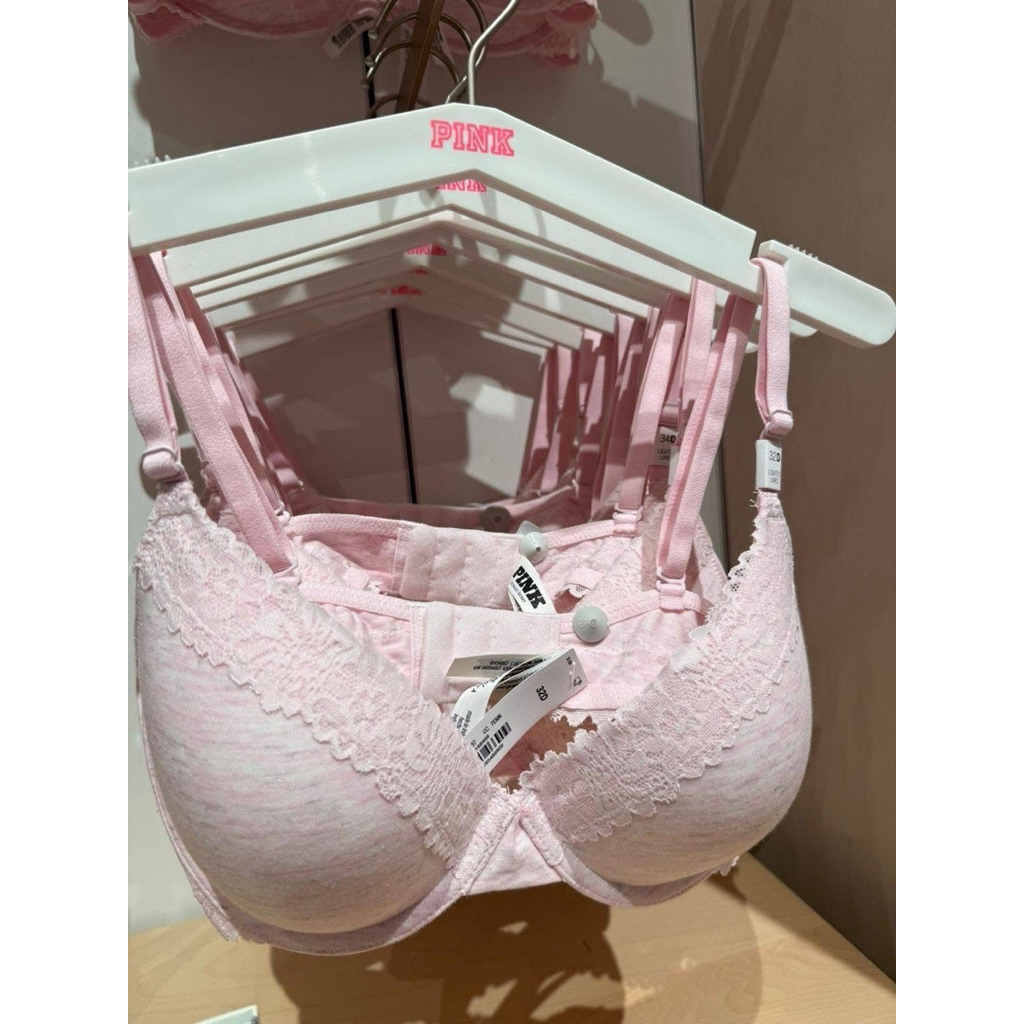 Pink Victoria's Secret Push Up Tyuzu Bra