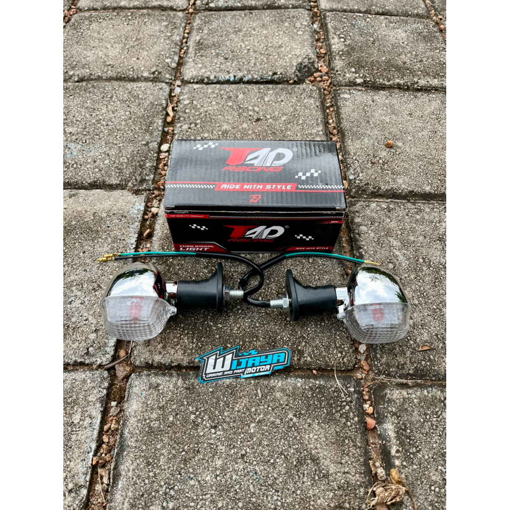 LAMPU SEIN NINJA R RR SEN NINJA GAGANG PENDEK MERK TAD motorcyle