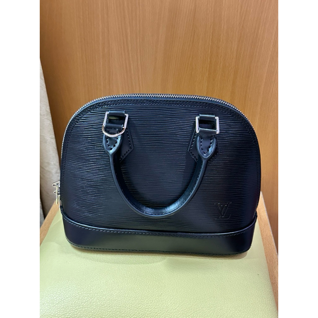 LV Elpong Alma BB Epi Leather Black