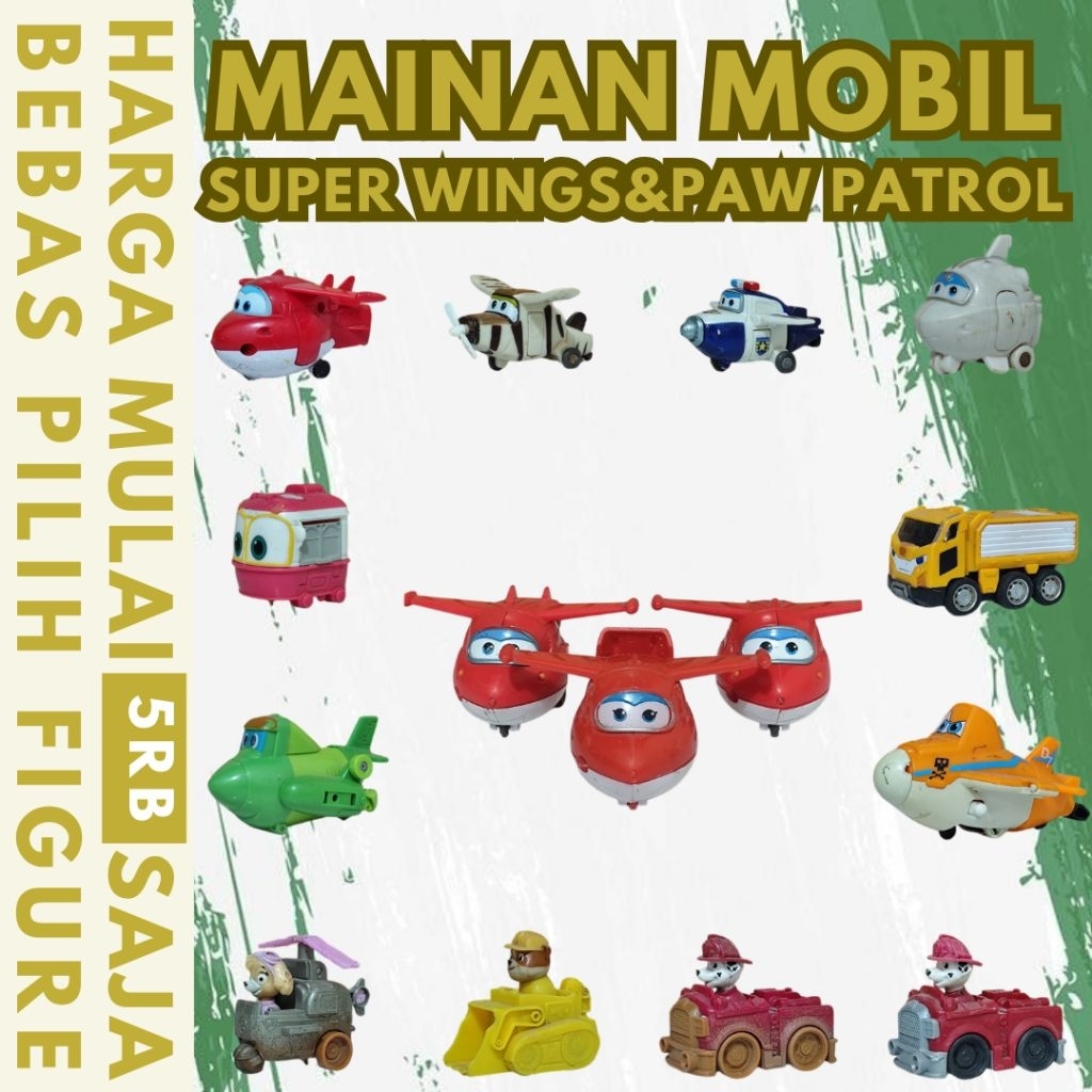 Mainan Figure Anak Cowok Murah Second Pajangan Display MCD Brand Disney Pixar Mattel Mobil Motor Tru