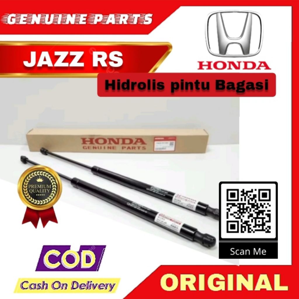 hidrolis pintu bagasi honda jazz rs original