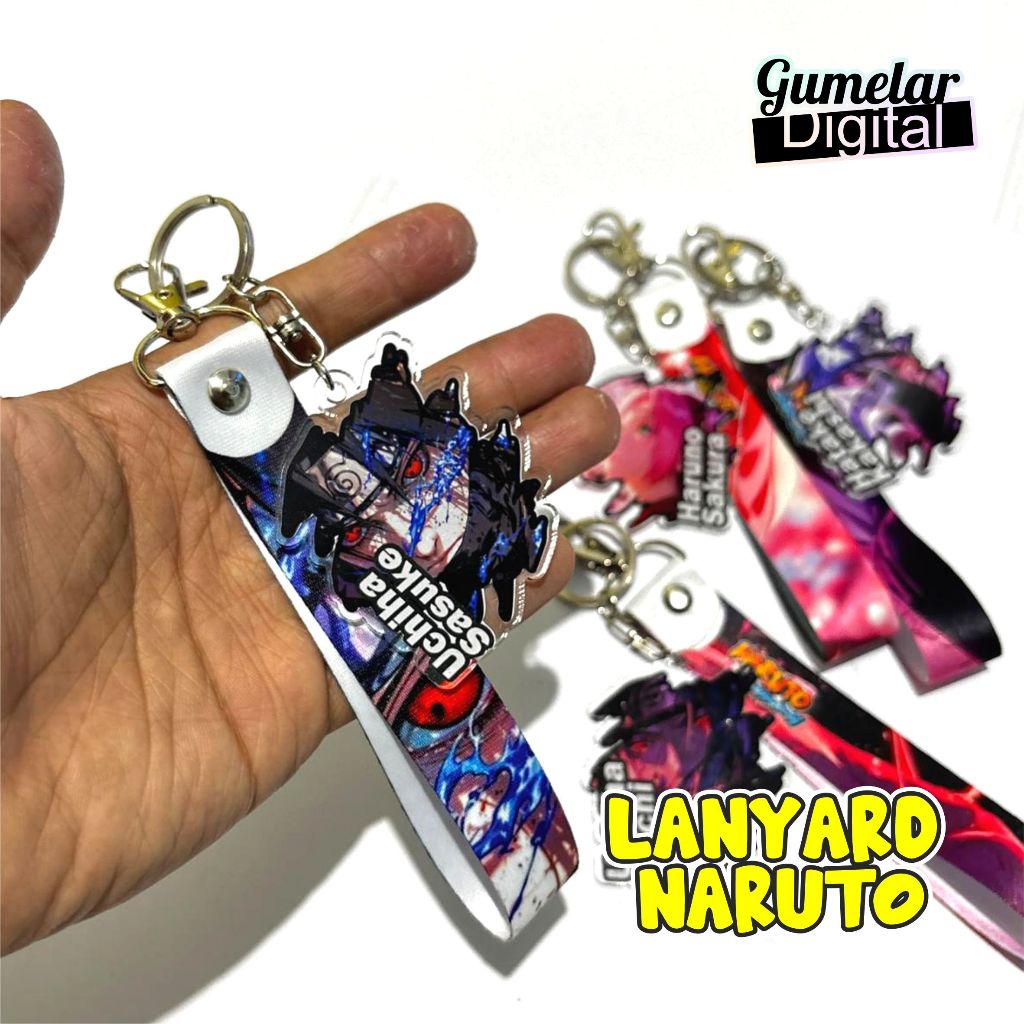 GANCI LANYARD NARUTO CUTE UNIK GANCI LANYARD NARUTO ITACHI SAKURA