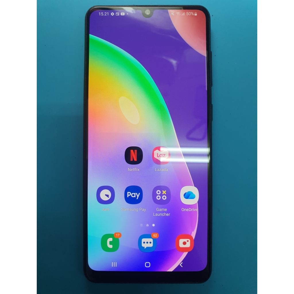 Bukan Handphone Part LCD Samsung A31 Original Copotan