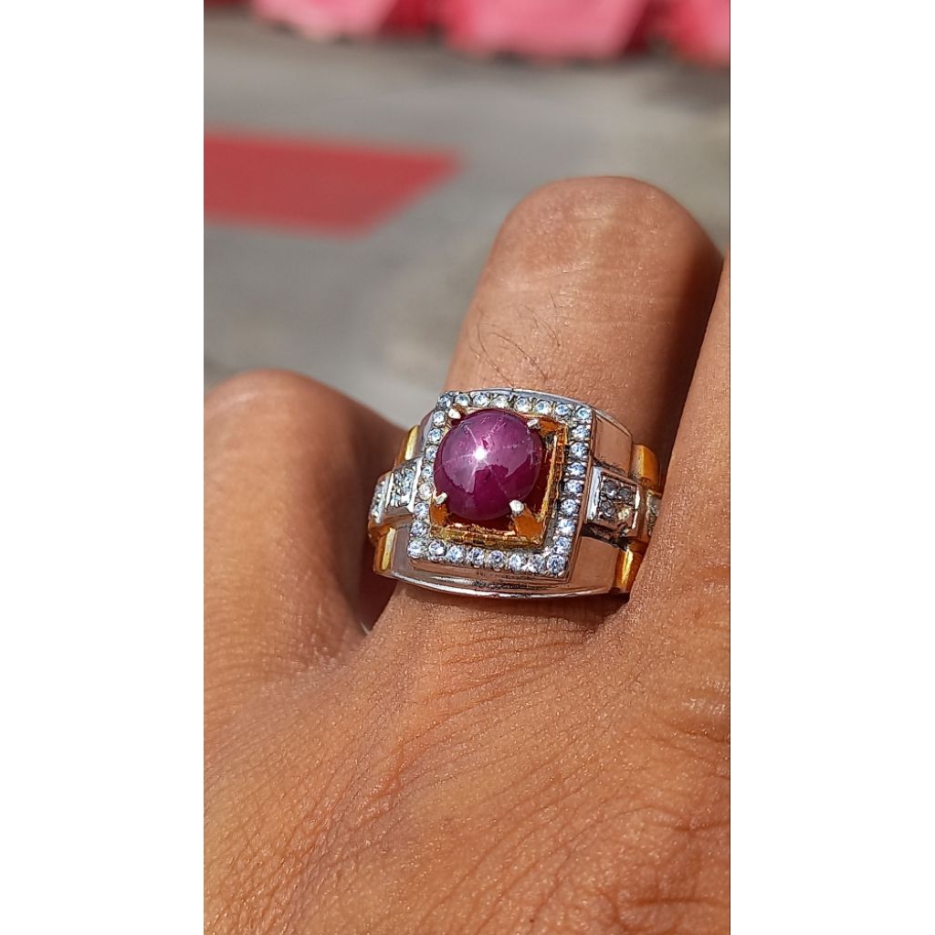 natural ruby star 6 top hq no treatment