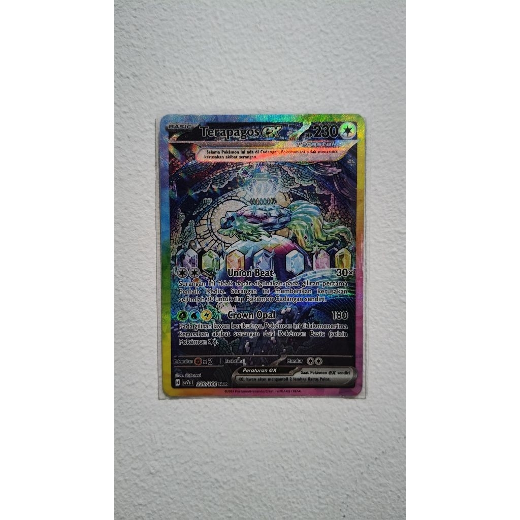 Kartu Pokemon Terapagos EX SAR