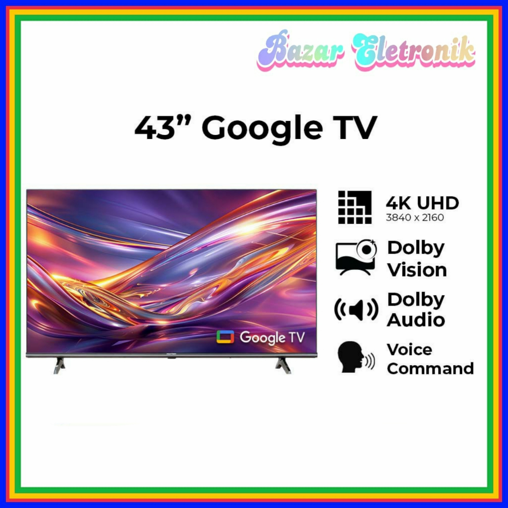 LED POLYTRON PLD 43 RG 5059 / LED POLYTRON 43RG5059 / GOOGLE TV / LED POLYTRON 43 INCI