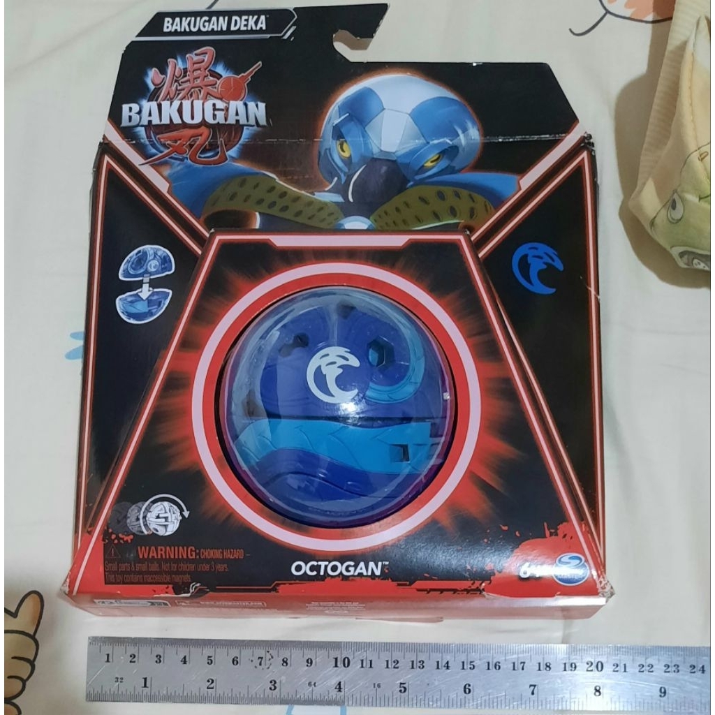 Bakugan Deka G3 Octogan biru ukuran besar tinggi 20 cm