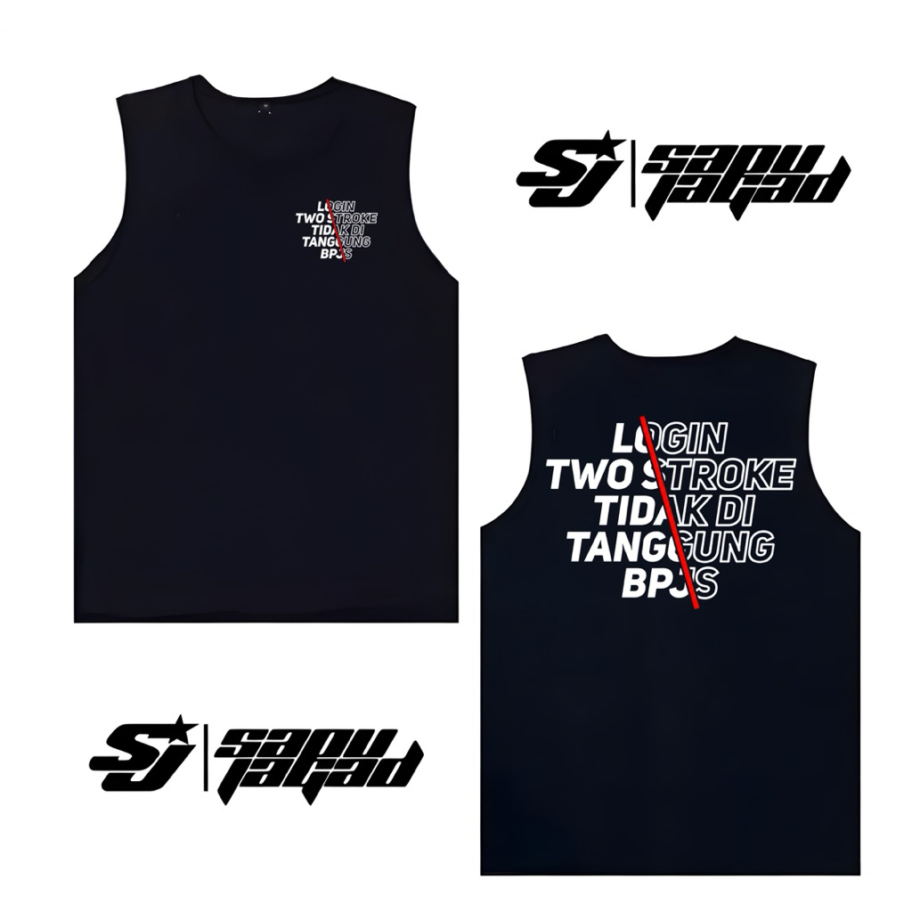 Singlet LOGIN TWO STROKE Free Stiker