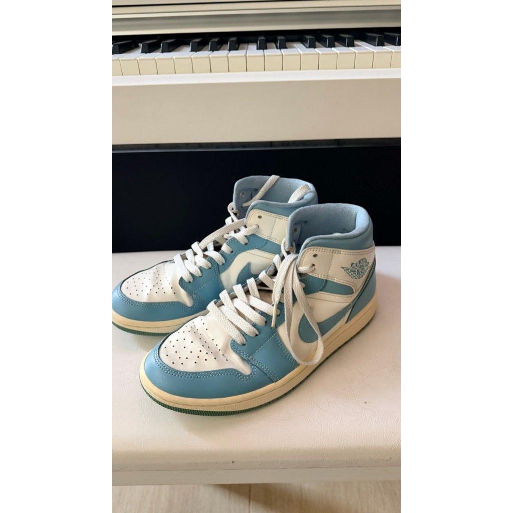 NIKE AIR JORDAN 1 UNC MID WOMEN’S ORIGINAL SIZE 39