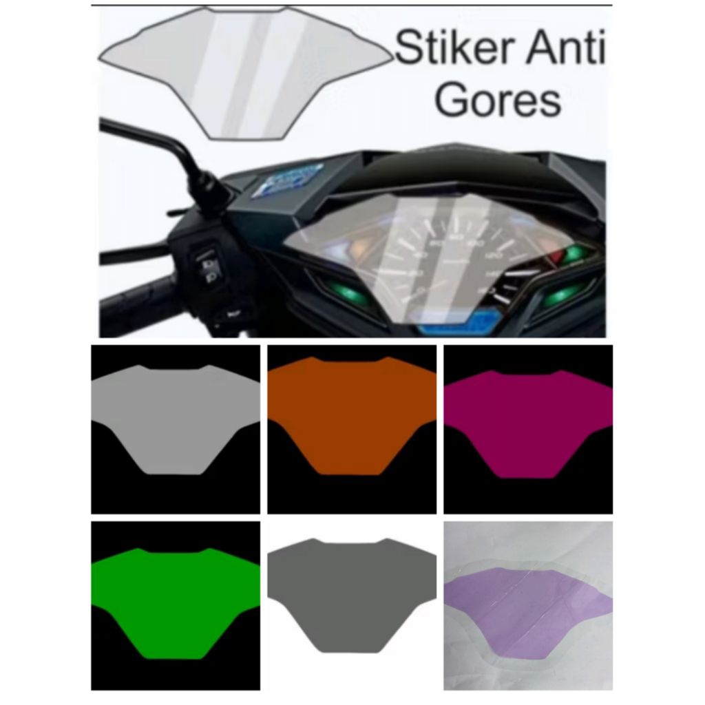 sticker speedometer motor Vario 125/150..LED