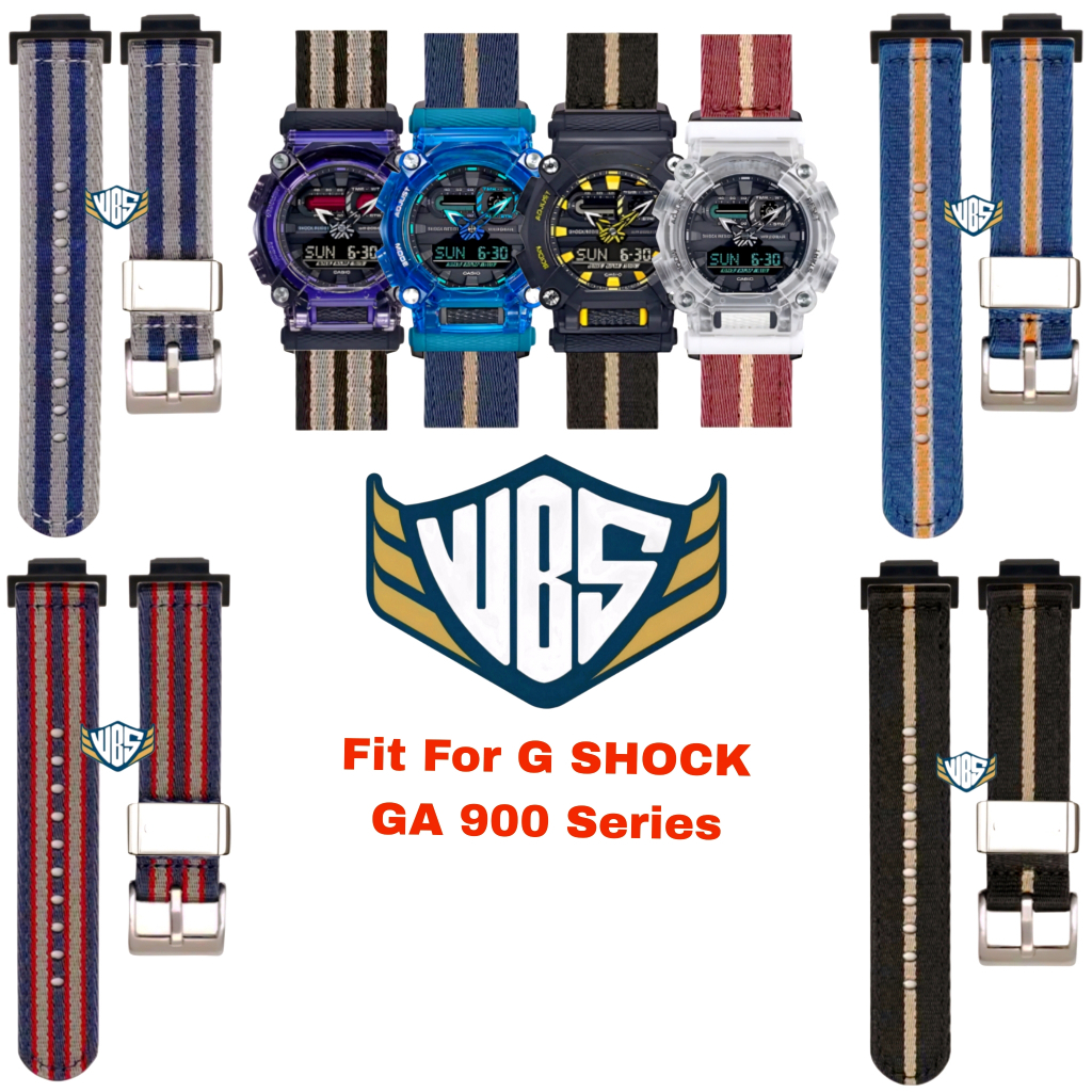 Tali Jam Tangan G-Shock GA-900 Replacement Strap Kanvas G-Shock GA900 7013.22