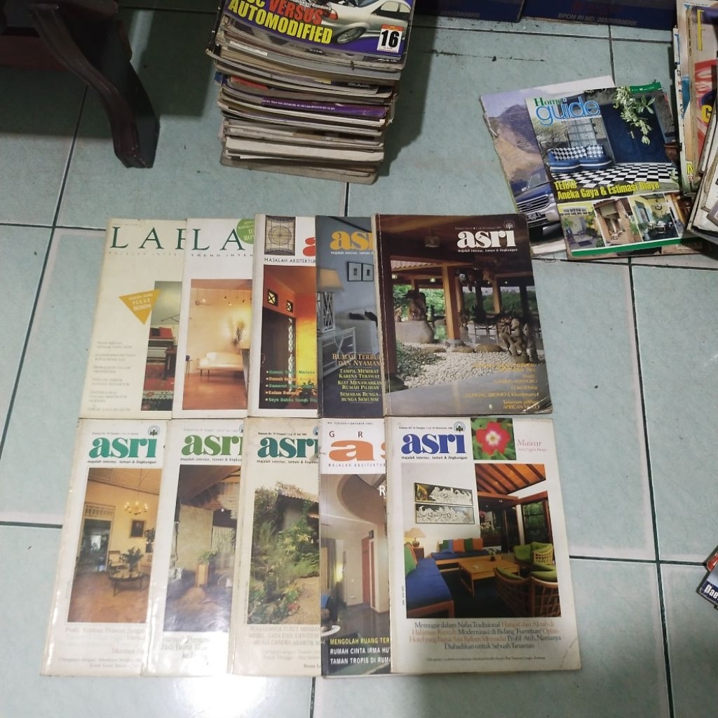 BERBAGAI MAJALAH ASRI, LARAS, MOBIL PRELOVED