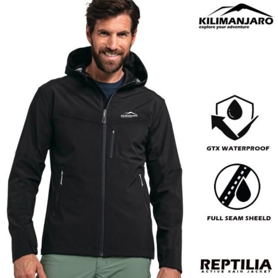 Jaket Kilimanjaro Reptilia 3 Layer Waterproof - Rain Jacket