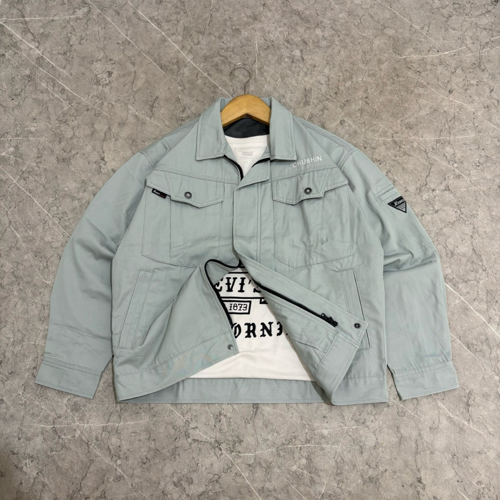 work jacket xebec chusin size L boxy