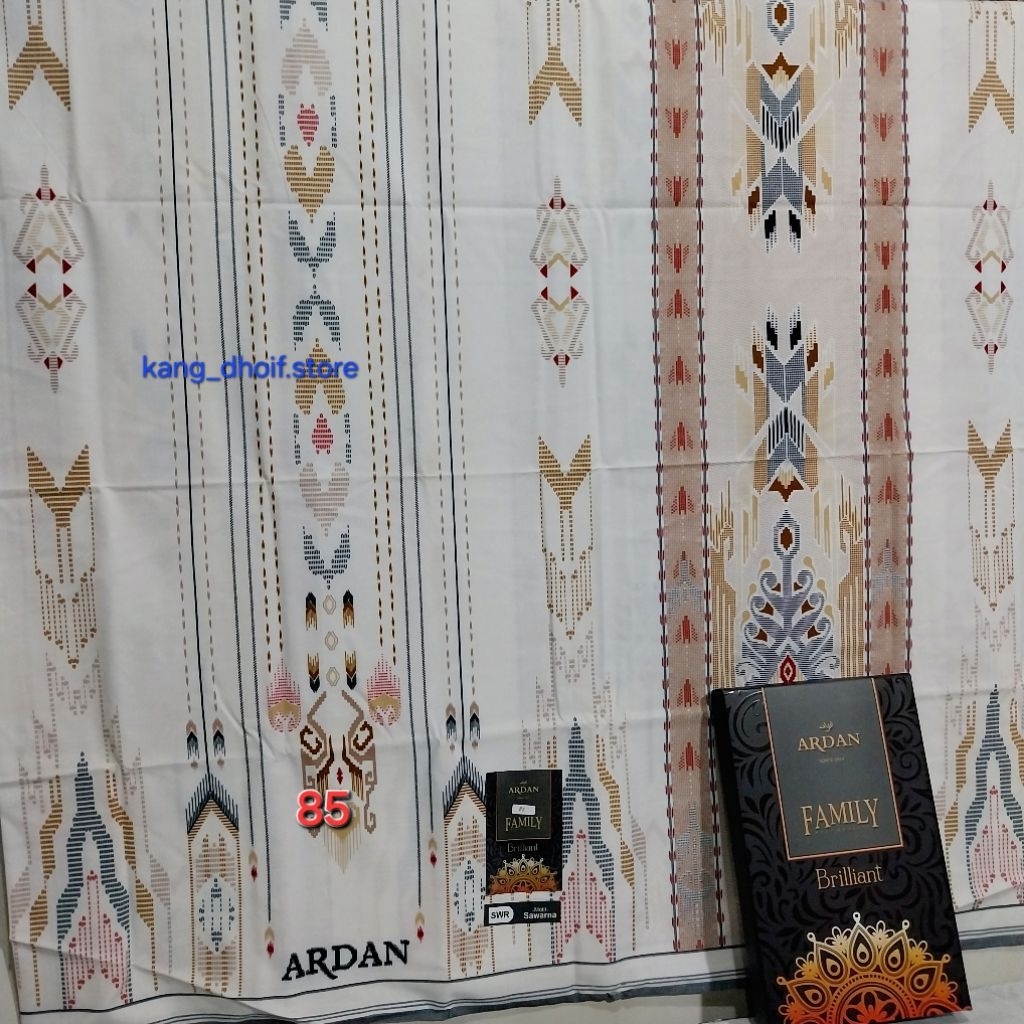 SARUNG ARDAN FAMILY BRILLIANT GOLD SERI PUTIH TERLARIS