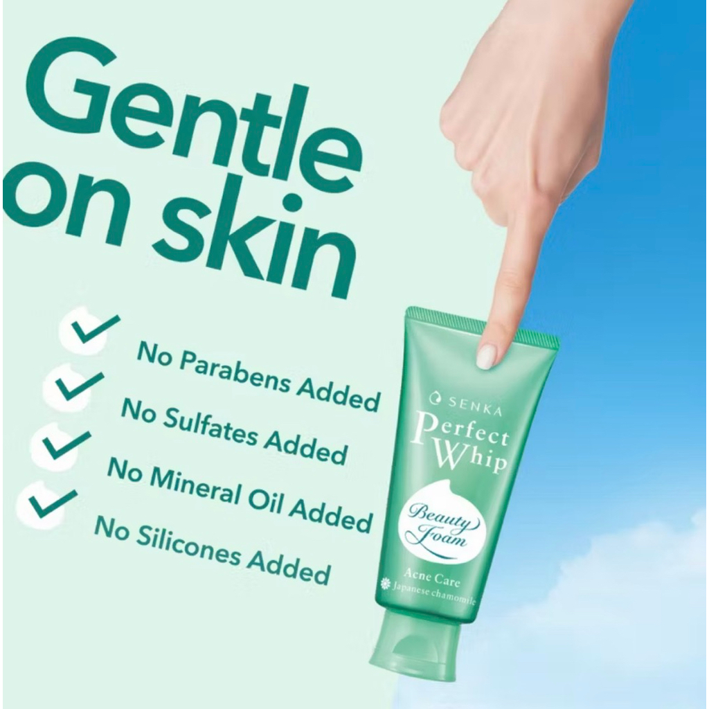 Senka facial wash acne care