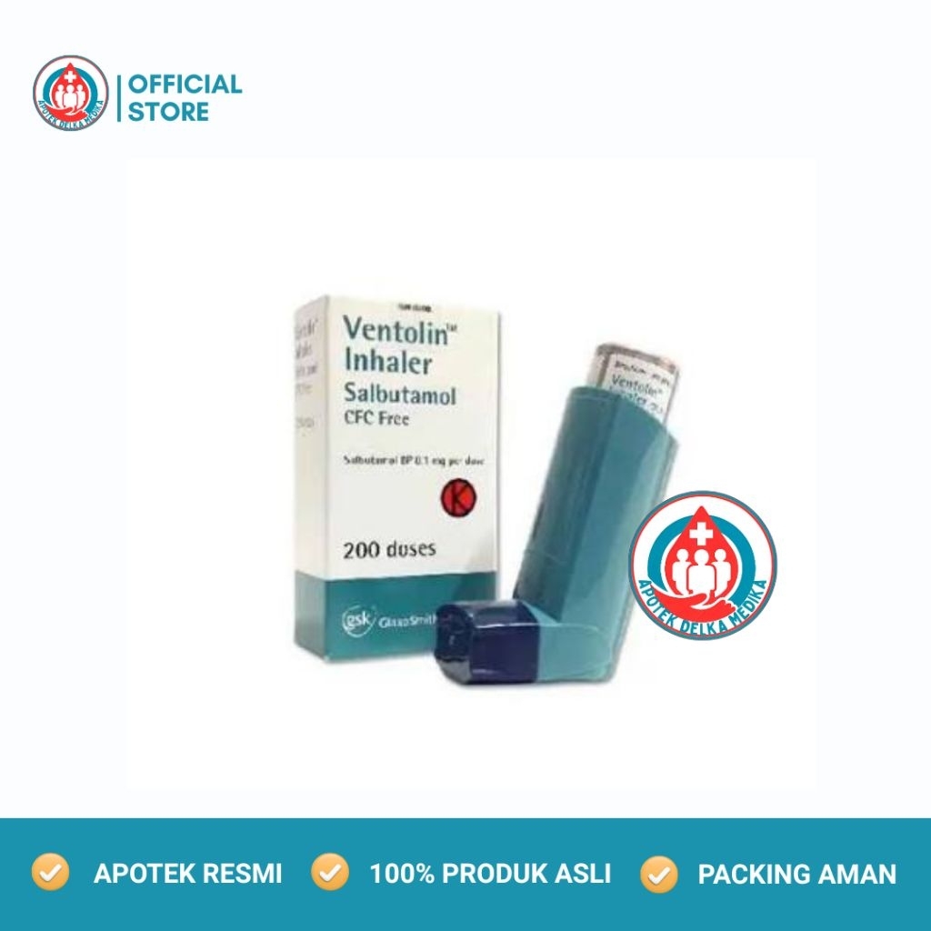 Ready terlaris dan original || vitamin ventolin inhaler dan nebules