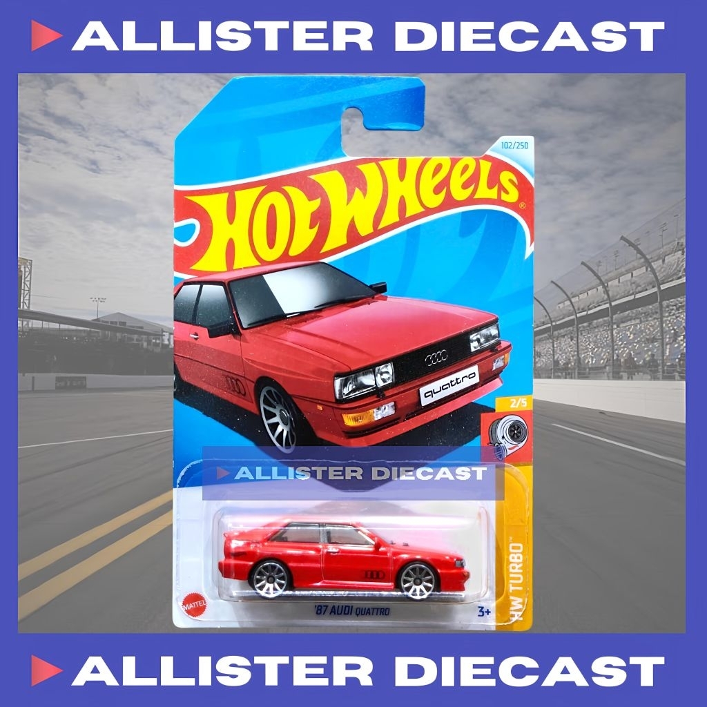 Hot Wheels 87 Audi Quattro Merah Hotwheels 87 Audi Quattro Red HW Turbo