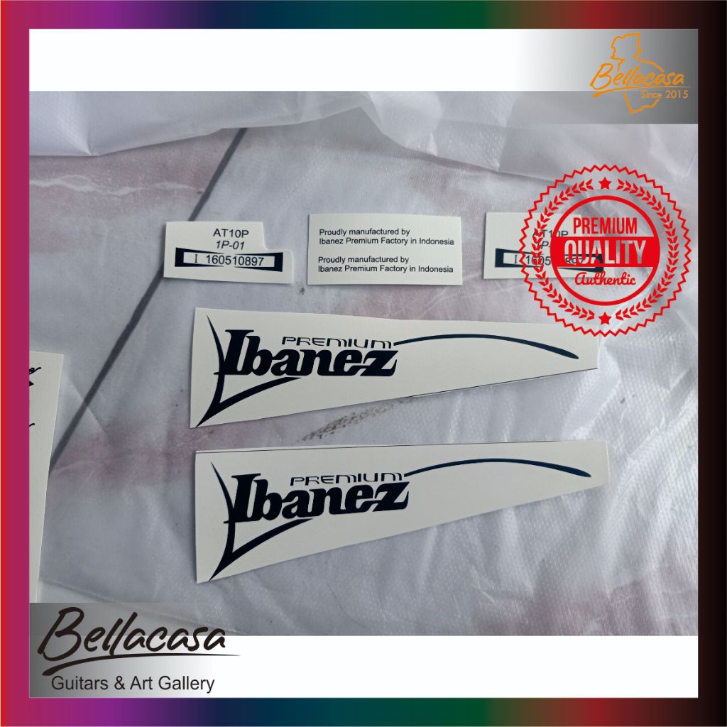 decal logo Ibanez premium